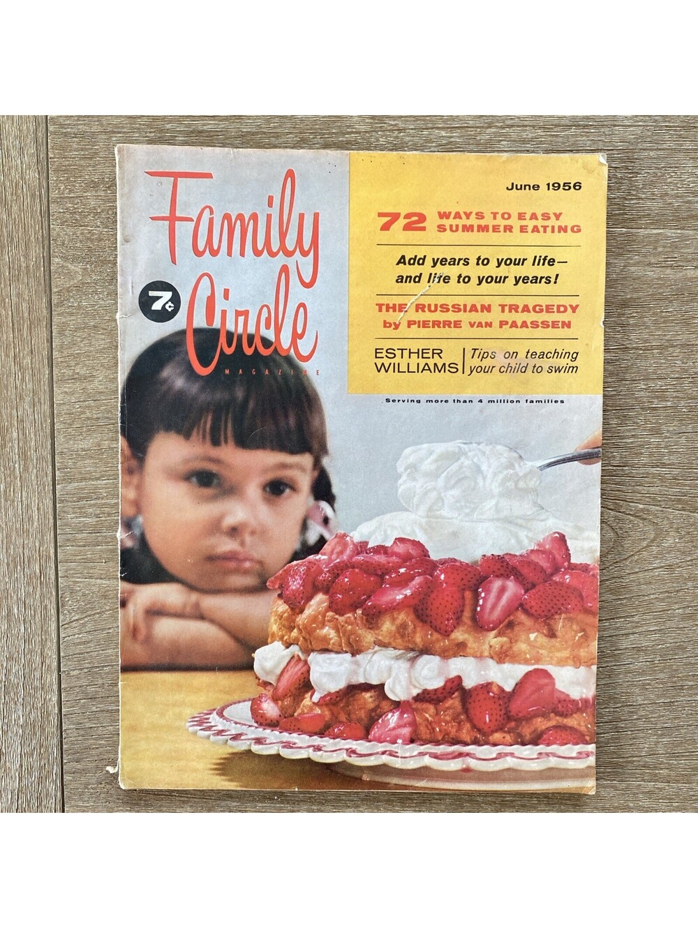 Family Circle Magazine June 1956 Esther Williams Pierre Van Passen MCM Food F5B